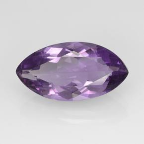 Améthyste violet naturelle marquise, 5,95 ct, VS