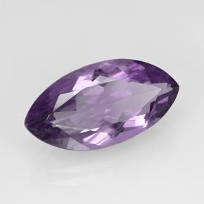 Améthyste violet naturelle marquise, 5,95 ct, VS