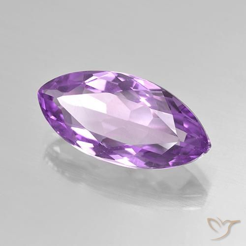 Améthyste Pourpre violacé profond naturelle Marquise, 5.79 ct, VS