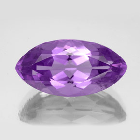 Améthyste violet naturelle marquise, 7,06 ct, VS