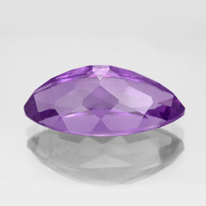 Améthyste violet naturelle marquise, 7,06 ct, VS