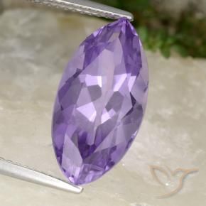 Améthyste Violet moyen naturelle Marquise, 6.53 ct, VS