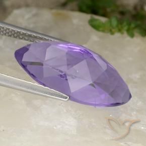 Améthyste Violet moyen naturelle Marquise, 6.53 ct, VS