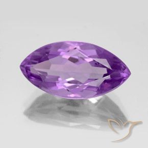 Améthyste Violet violacé naturelle Marquise, 6.13 ct, VS