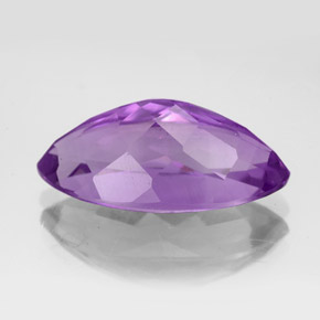 Améthyste violet naturelle marquise, 6,73 ct, VS