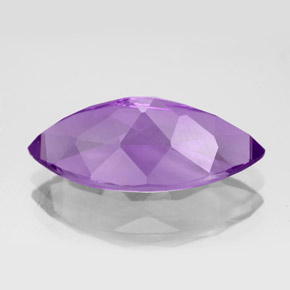 Améthyste violet naturelle marquise, 6,87 ct, VS