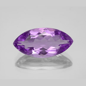 Améthyste violet naturelle marquise, 5,58 ct, VS