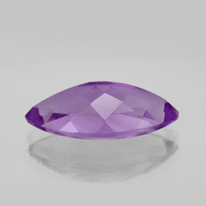 Améthyste violet naturelle marquise, 5,58 ct, VS