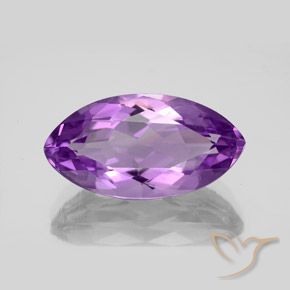 6.54ct Naturel Violet vif Améthyste, Marquise, VS