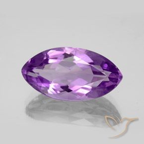 Améthyste Violet vif naturelle Marquise, 6.54 ct, VS