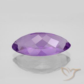 Améthyste Violet vif naturelle Marquise, 6.54 ct, VS
