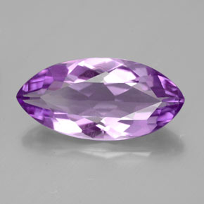 Améthyste violet naturelle marquise, 4,95 ct, VS