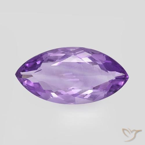 5.35ct Naturel Violet foncé Améthyste, Marquise, VVS-VS