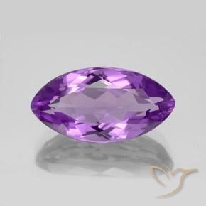 6.44ct Naturel Violet moyen Améthyste, Marquise, VS
