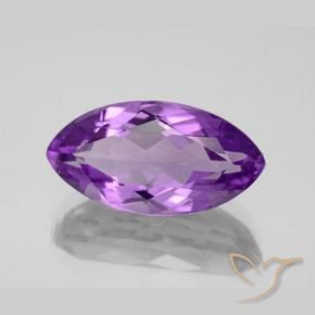 Améthyste Violet moyen naturelle Marquise, 6.44 ct, VS
