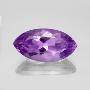 Améthyste violet naturelle marquise, 6,09 ct, VS