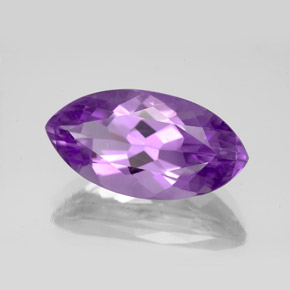 Améthyste violet naturelle marquise, 6,09 ct, VS