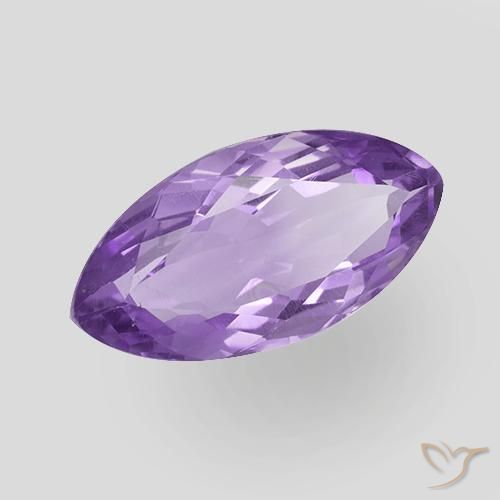 Améthyste Violet vif naturelle Marquise, 6.24 ct, VS