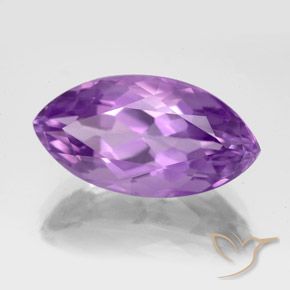 Améthyste Violet vif naturelle Marquise, 7.45 ct, VVS-VS