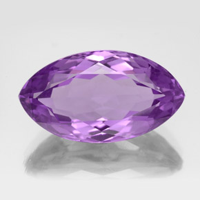 Améthyste violet naturelle marquise, 8,97 ct, VVS-VS