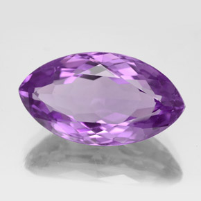 Améthyste violet naturelle marquise, 8,97 ct, VVS-VS