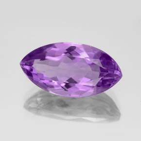 Améthyste violet naturelle marquise, 6,12 ct, VVS-VS
