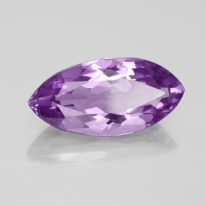 Améthyste violet naturelle marquise, 5,88 ct, VVS-VS