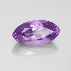 Améthyste violet naturelle marquise, 5,37 ct, VS