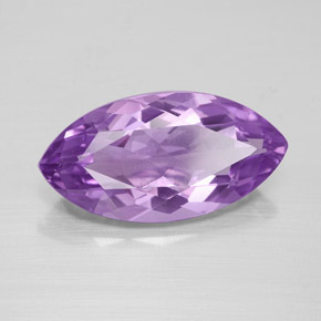 Améthyste violet naturelle marquise, 5,29 ct, VS