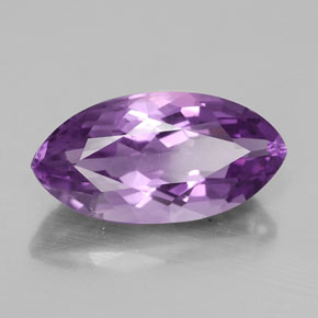 Améthyste violet naturelle marquise, 4,83 ct, VS-SI