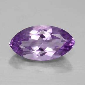 Améthyste violet naturelle marquise, 4,63 ct, VVS-VS
