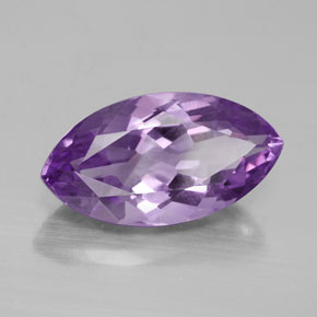 Améthyste violet naturelle marquise, 4,63 ct, VVS-VS