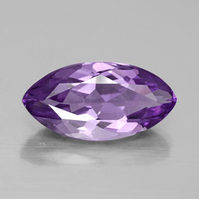 Améthyste violet naturelle marquise, 4,43 ct, VS