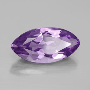 Améthyste violet naturelle marquise, 4,43 ct, VS