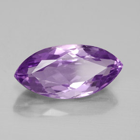 Améthyste violet naturelle marquise, 4,51 ct, VVS-VS
