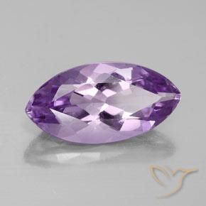 Améthyste Violet moyen naturelle Marquise, 4.14 ct, VS
