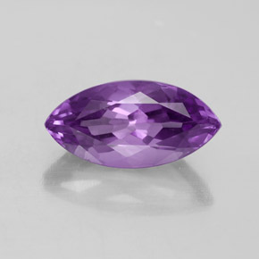 Améthyste violet naturelle marquise, 5,60 ct, VVS-VS