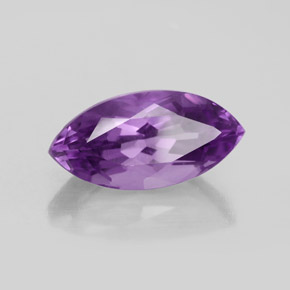 Améthyste violet naturelle marquise, 5,60 ct, VVS-VS
