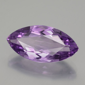Améthyste violet naturelle marquise, 9,00 ct, VVS