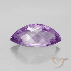 Améthyste Violet rosâtre moyen naturelle Marquise, 8.10 ct, VVS-VS
