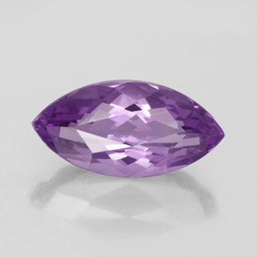 Améthyste violet naturelle marquise, 4,34 ct, VVS-VS