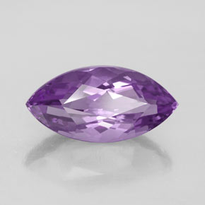 Améthyste violet naturelle marquise, 4,34 ct, VVS-VS