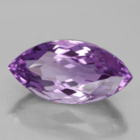 Améthyste violet naturelle marquise, 9,72 ct, VVS