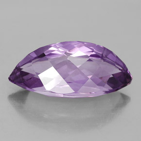 Améthyste violet naturelle marquise, 9,72 ct, VVS