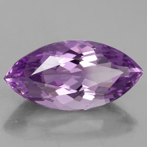 Améthyste violet naturelle marquise, 8,43 ct, VS
