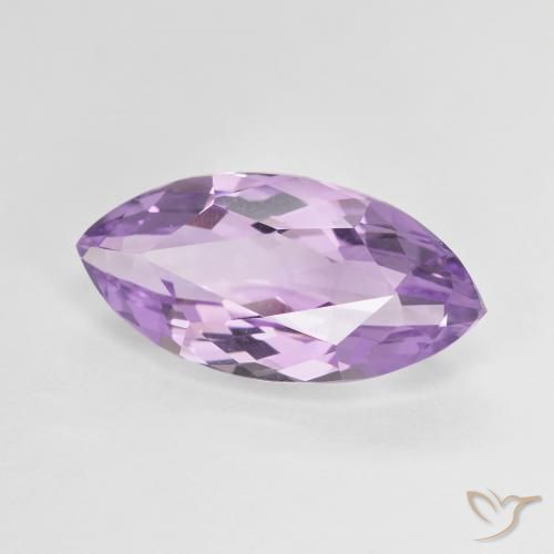 Améthyste Violet moyen naturelle Marquise, 5.48 ct, VS