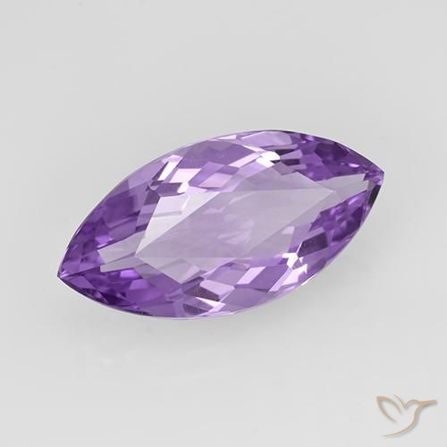 Améthyste Violet foncé naturelle Marquise, 5.15 ct, VVS