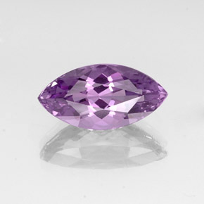 Améthyste violet naturelle marquise, 5,56 ct, VVS
