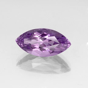 Améthyste violet naturelle marquise, 5,56 ct, VVS