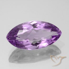Améthyste Violet Rosâtre naturelle Marquise, 4.88 ct, VS